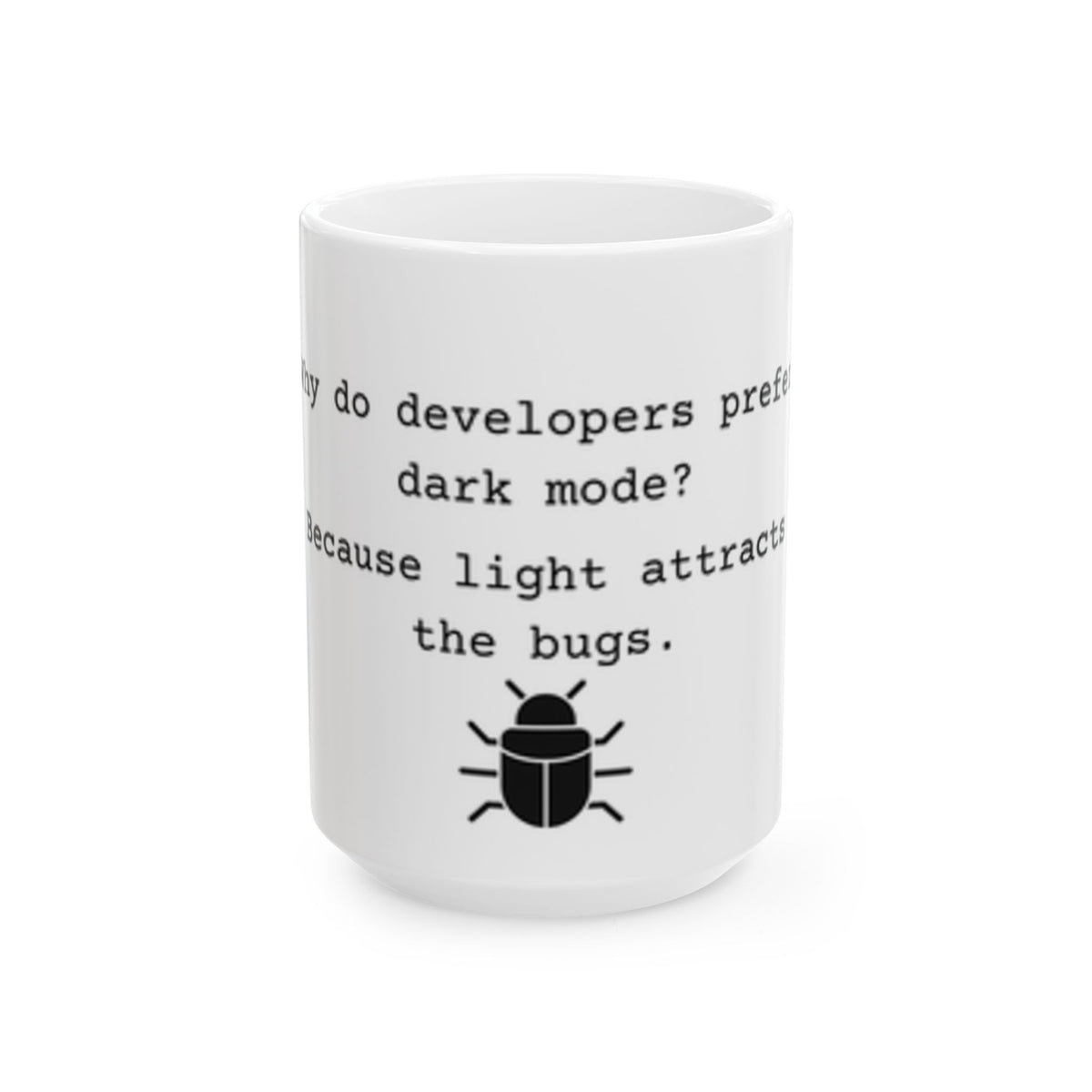 Dark Mode Mug - White V2