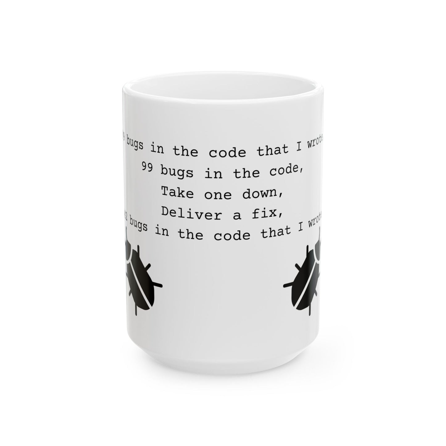 99 Bugs Mug - White