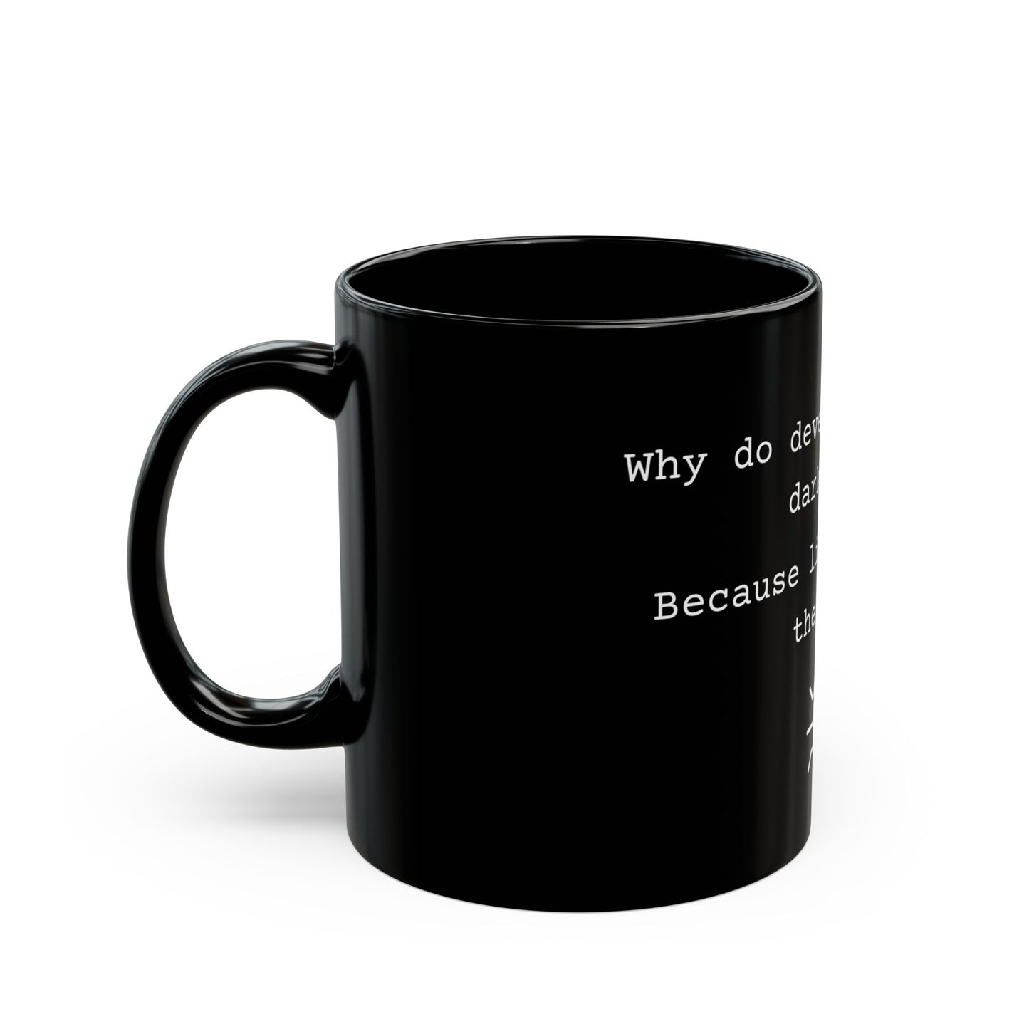 Dark Mode Mug - Black