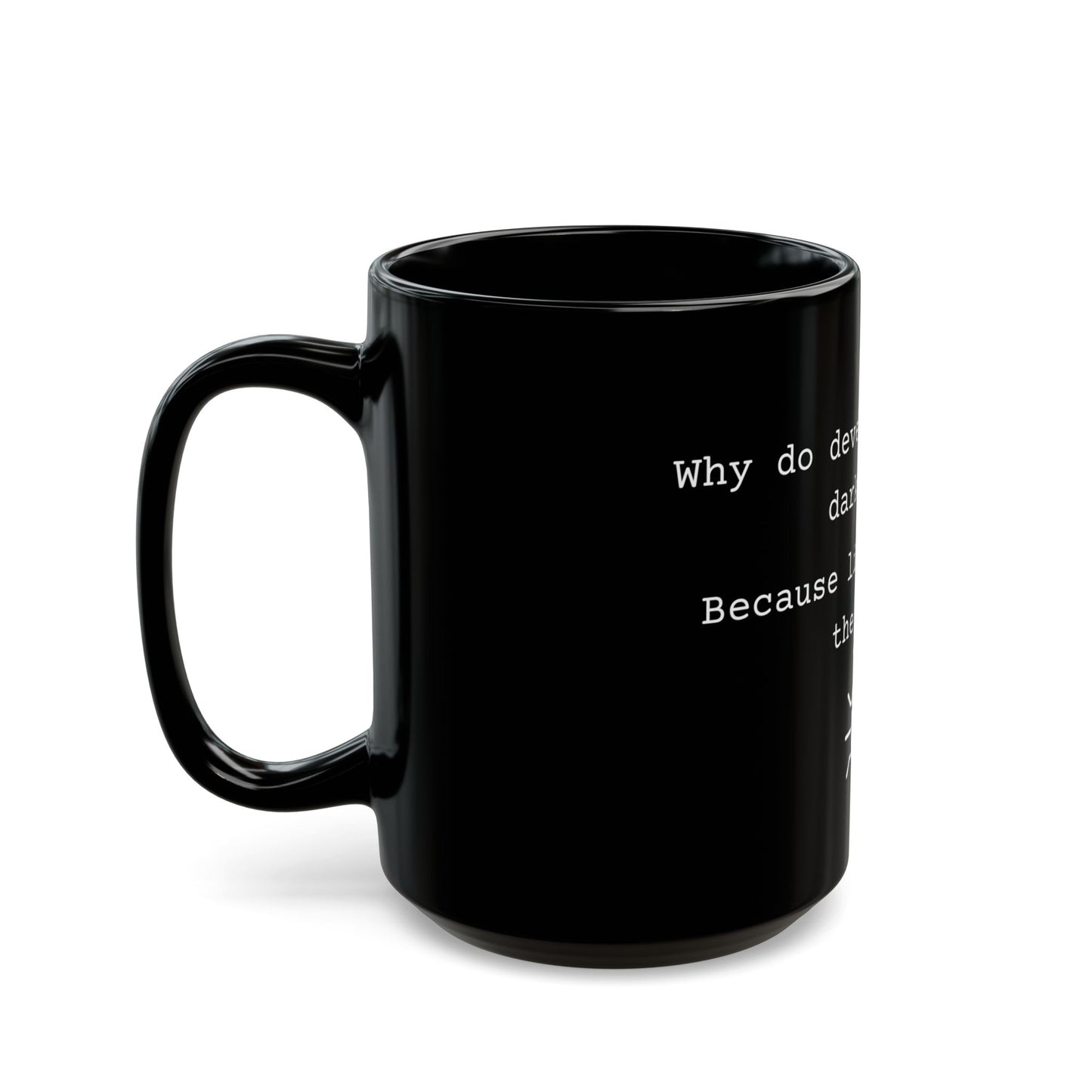 Dark Mode Mug - Black