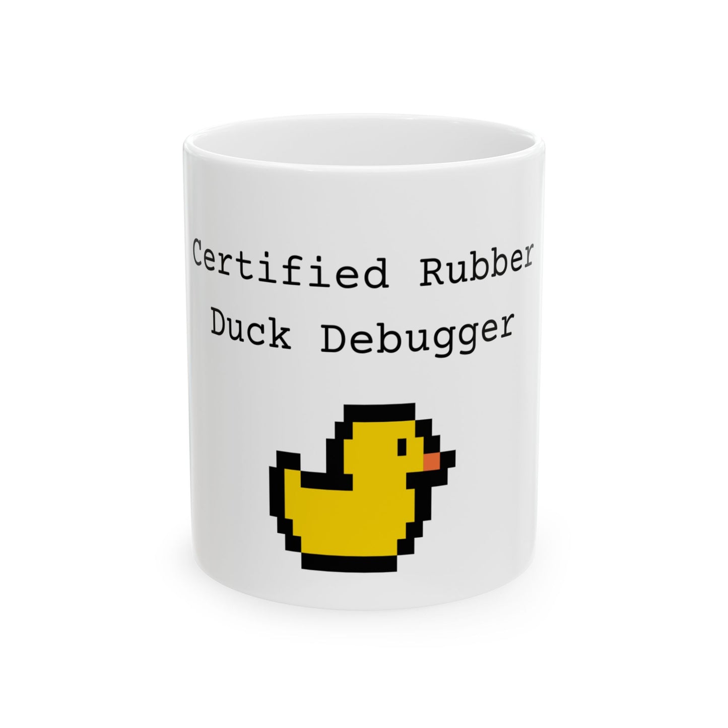 Rubber Duck Debugger Mug - White