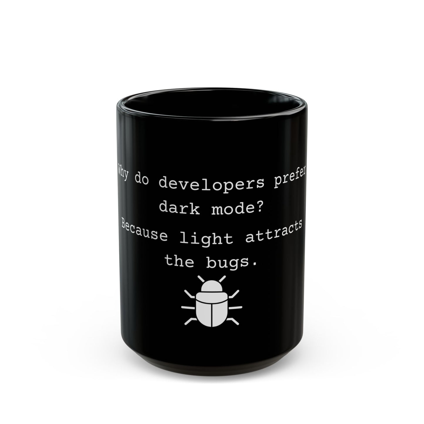 Dark Mode Mug - Black