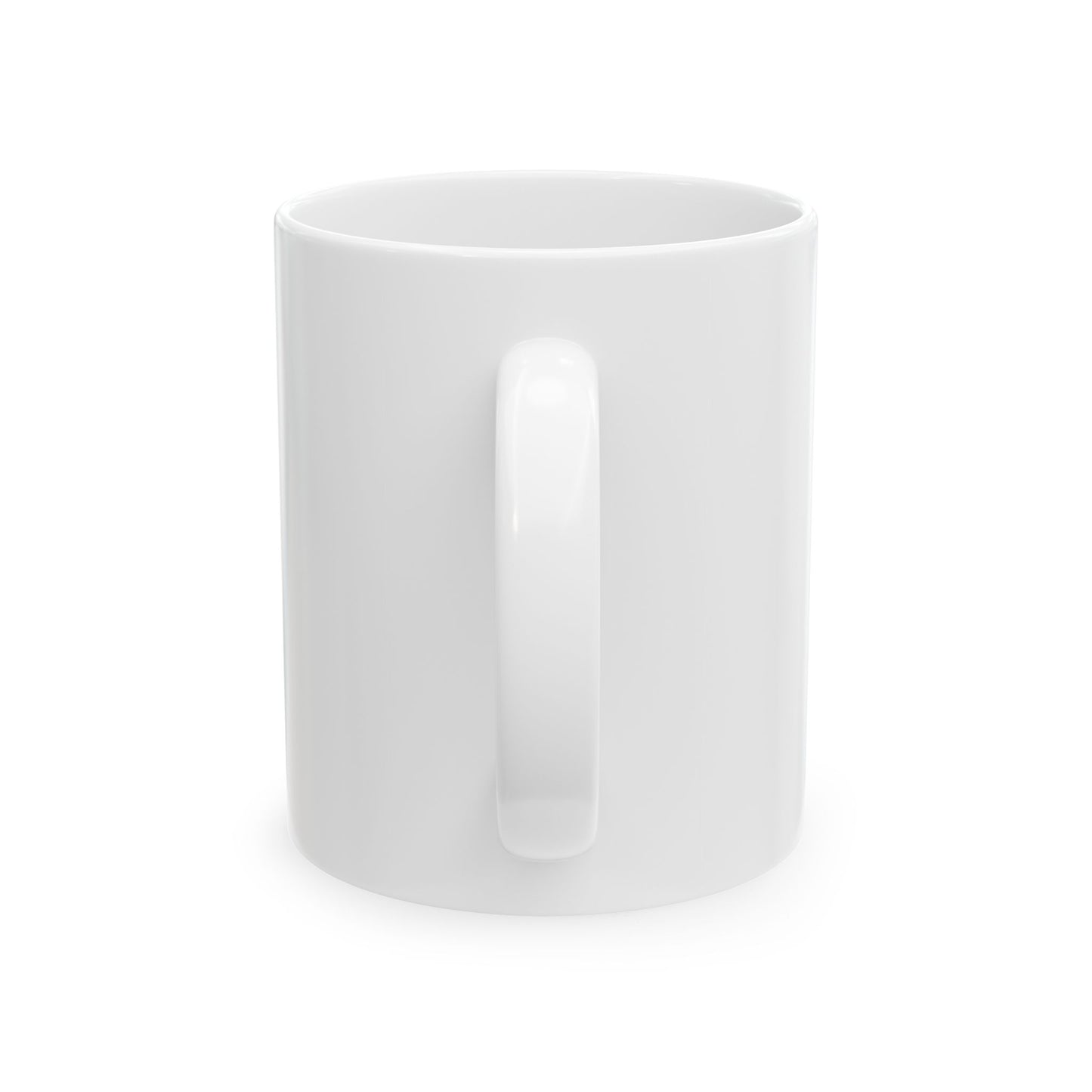 While Coffee Is True Mug - White