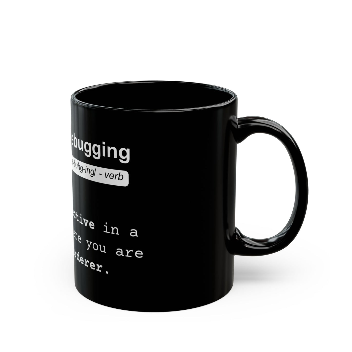 Debugging Mug - Black