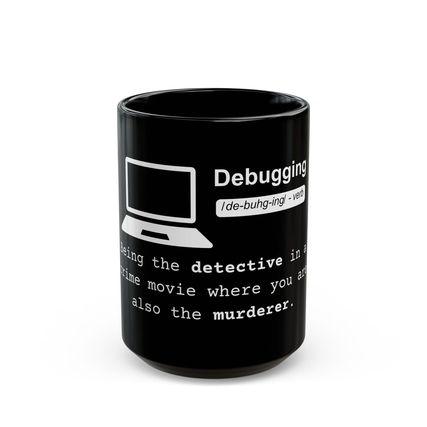 Debugging Mug - Black