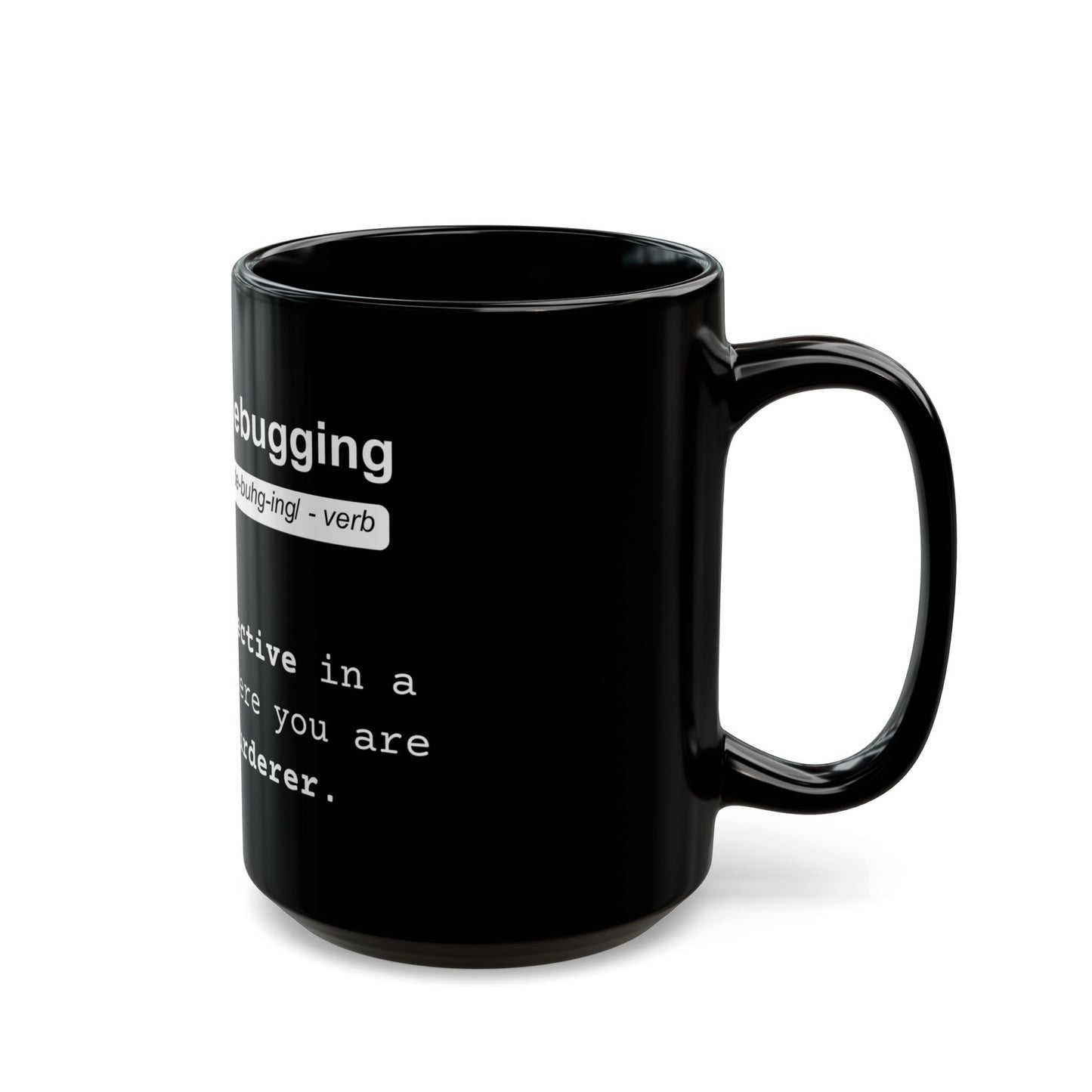 Debugging Mug - Black