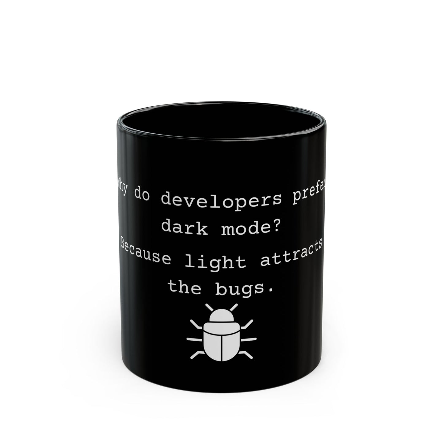 Dark Mode Mug - Black