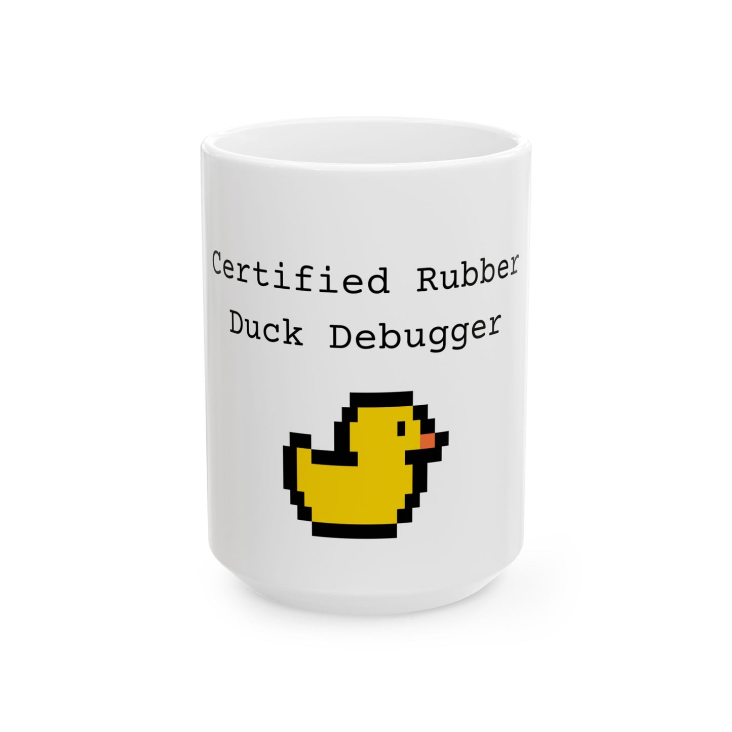 Rubber Duck Debugger Mug - White